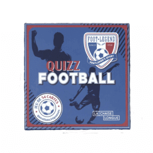 Jeu de Quizz Football – La Chaise Longue - Vu de face sur fond blanc