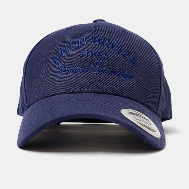 Casquette Awen Breizh - Bleu marine : l’esprit breton signé Stered - Vue de face sur fond blanc