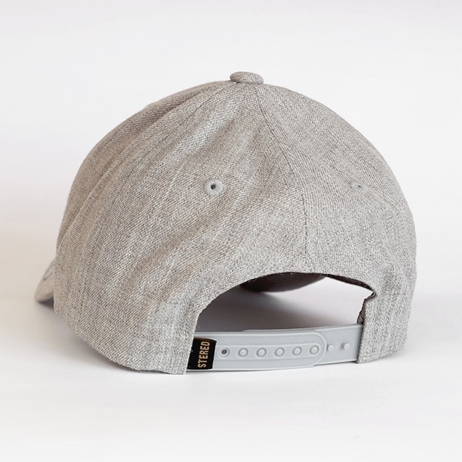Casquette Awen Breizh - Gris chiné - Stered - Vue de dos sur fond blanc