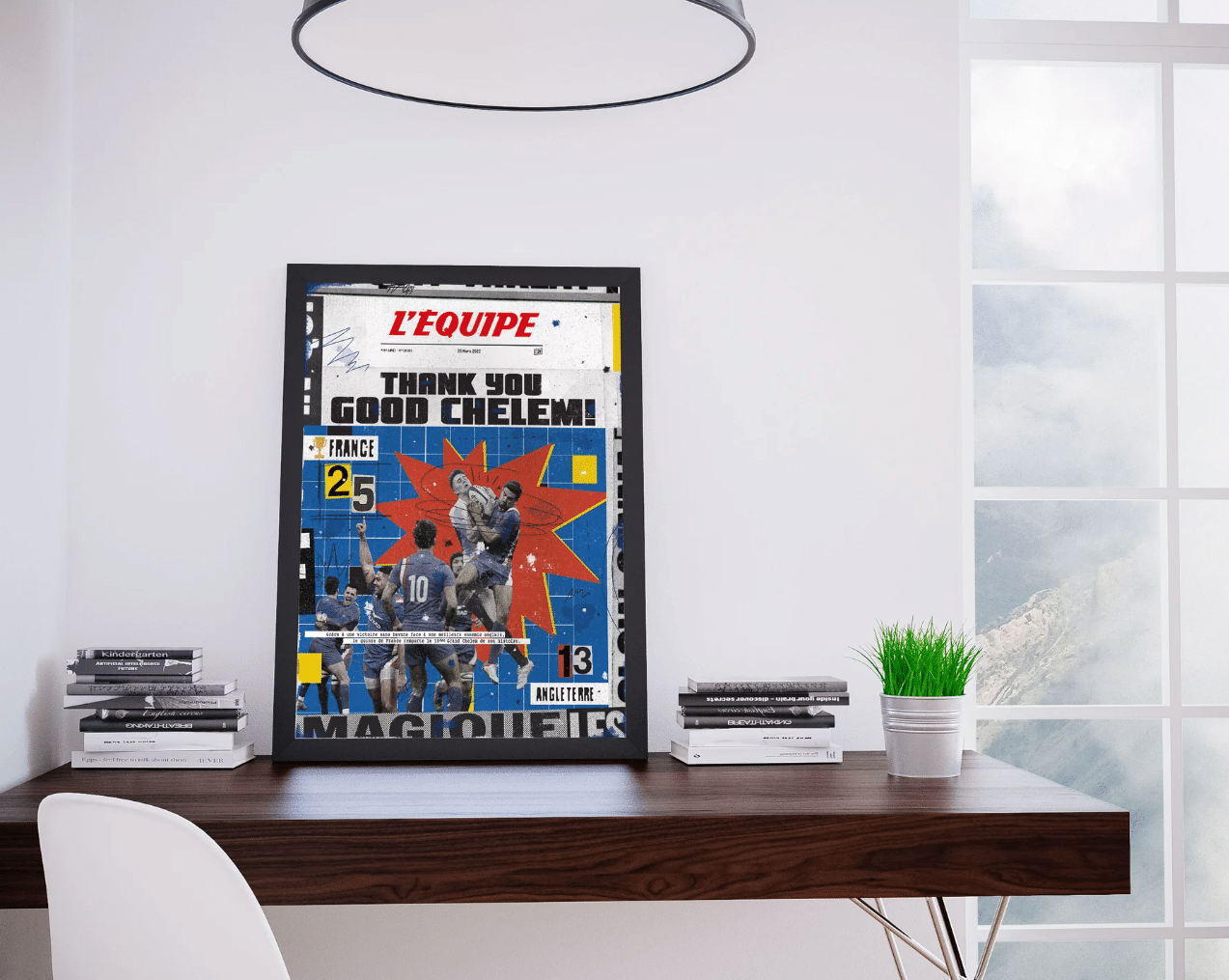 Affiche - L'équipe - Rugby 6 nations - Plakat - ambiace