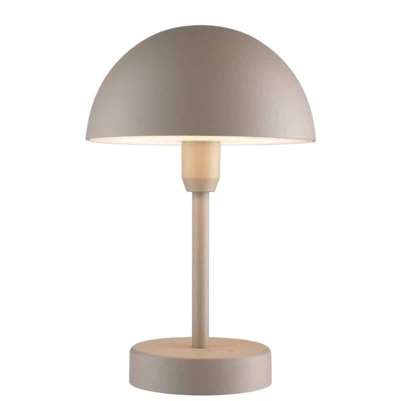 Lampe LED Sans Fil Doris - Intérieur & Extérieur - Beige - Kubbick - Vue de face sur fond blanc