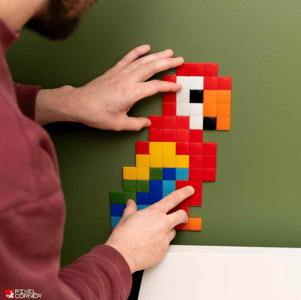 Kit DIY pixel art - Papagayo - Pixel Corner - ambiance