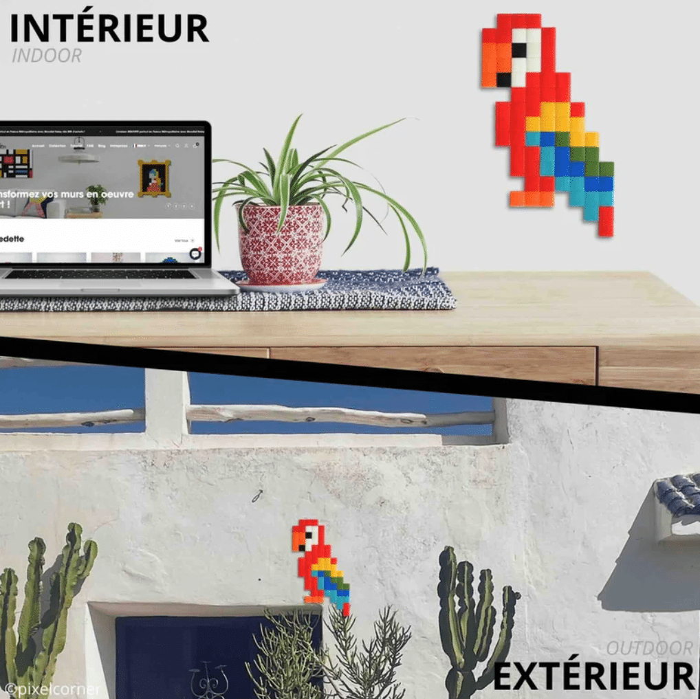 Kit DIY pixel art - Papagayo - Pixel Corner - ambiance