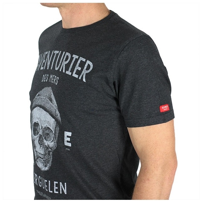 T-shirt Aventurier des Mers Anthracite - Stered : Confort et Style - Porté