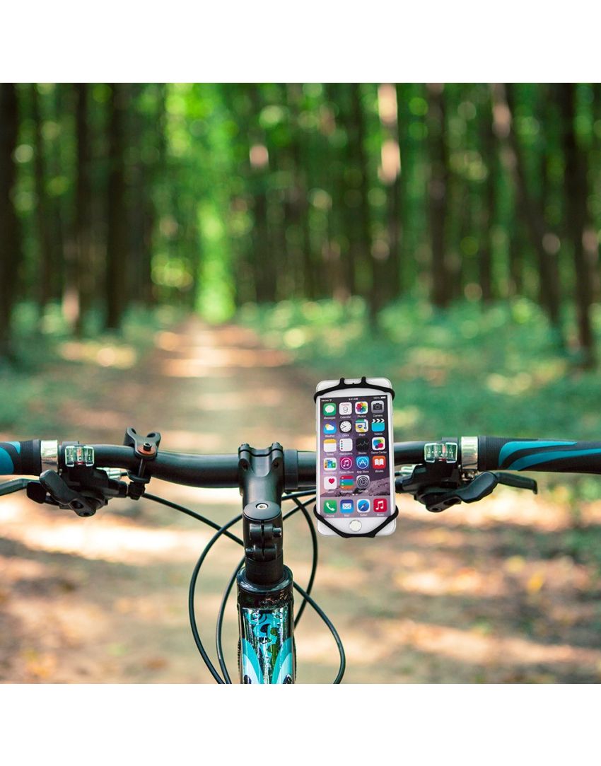 Support universel de guidon pour smartphone - Wantalis - ambiance