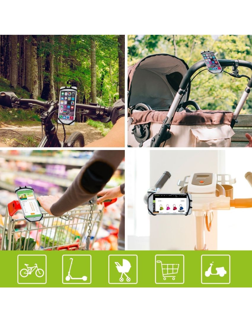 Support universel de guidon pour smartphone - Wantalis - ambiance