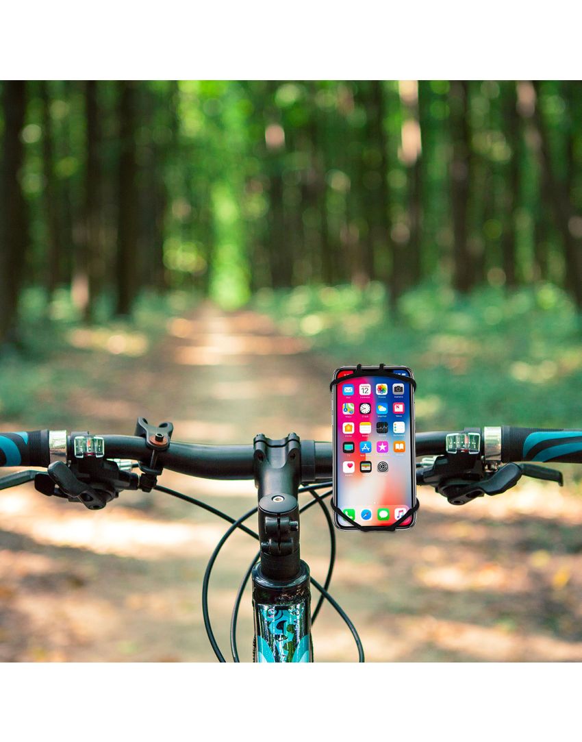 Support universel de guidon pour smartphone - Wantalis - ambiance