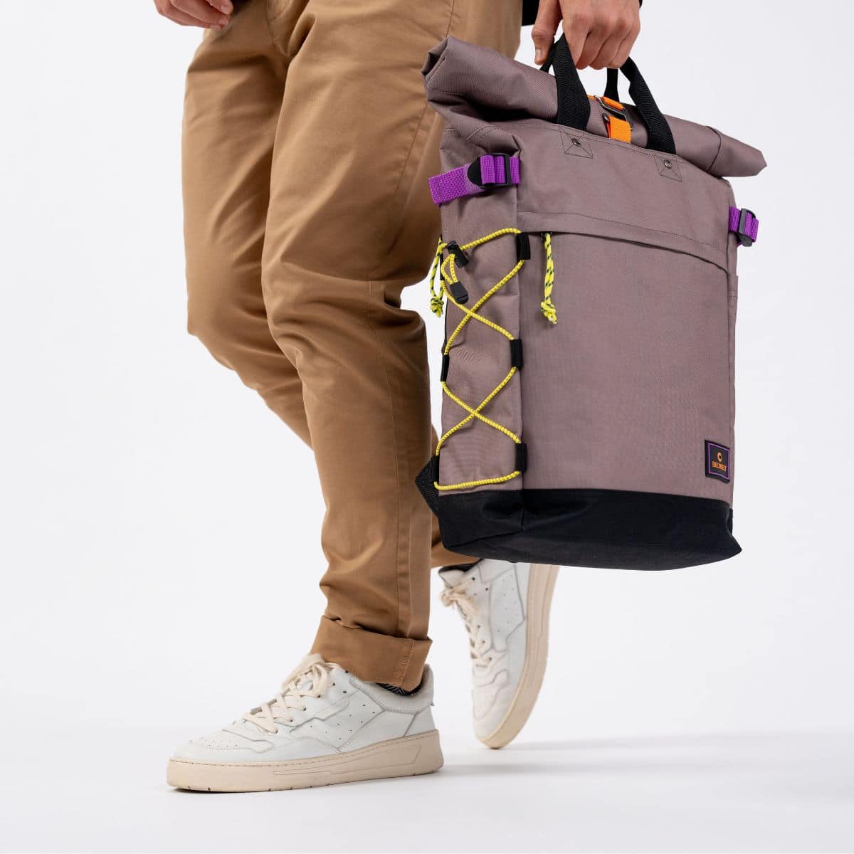 Sac à dos Roll-Top Taupe – 100 % Polyester Recyclé – Billybelt - Utilisé