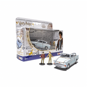 Ford Anglia Enchantée 1/43 – Harry Potter – Norev - Vue de face sur fond blanc