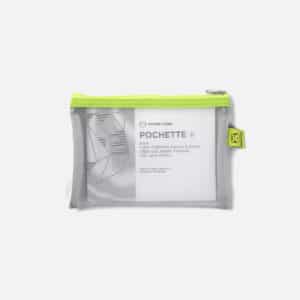 Pochette Mesh S – Citron : L'accessoire malin et coloré - Papier Tigre - Vue de face sur fond blanc