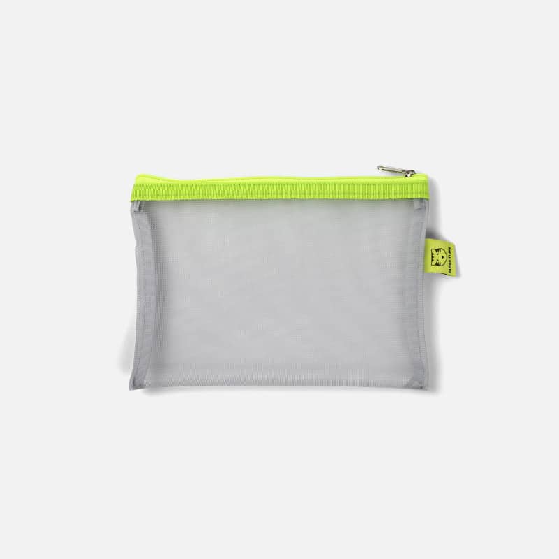 Pochette Mesh S – Citron : L'accessoire malin et coloré - Papier Tigre - Vue de face sur fond blanc