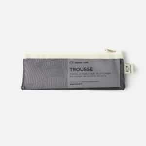 Trousse Mesh – Noire - Papier Tigre - Vue de face sur fond blanc