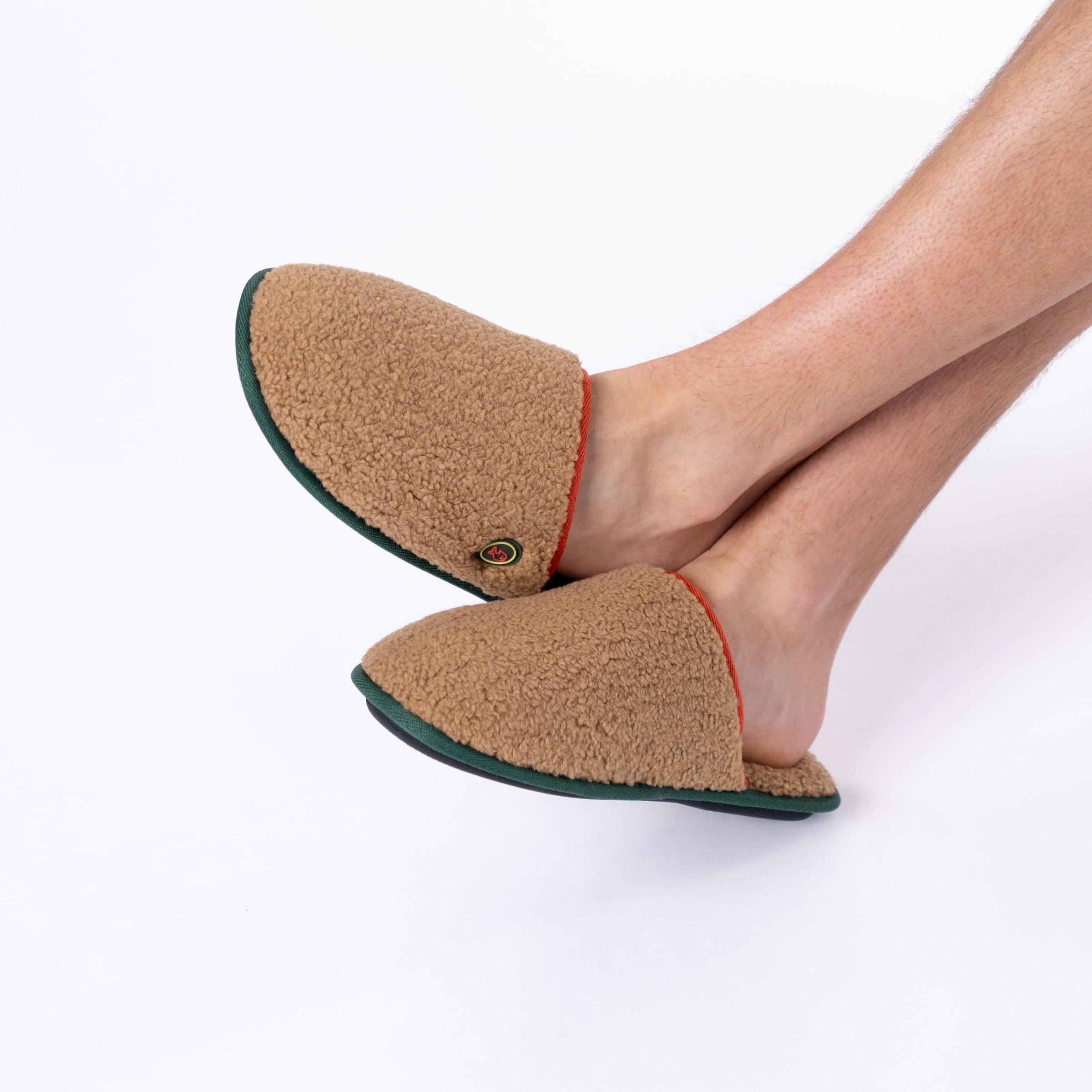 Chaussons en sherpa Camel – Billybelt - Portés