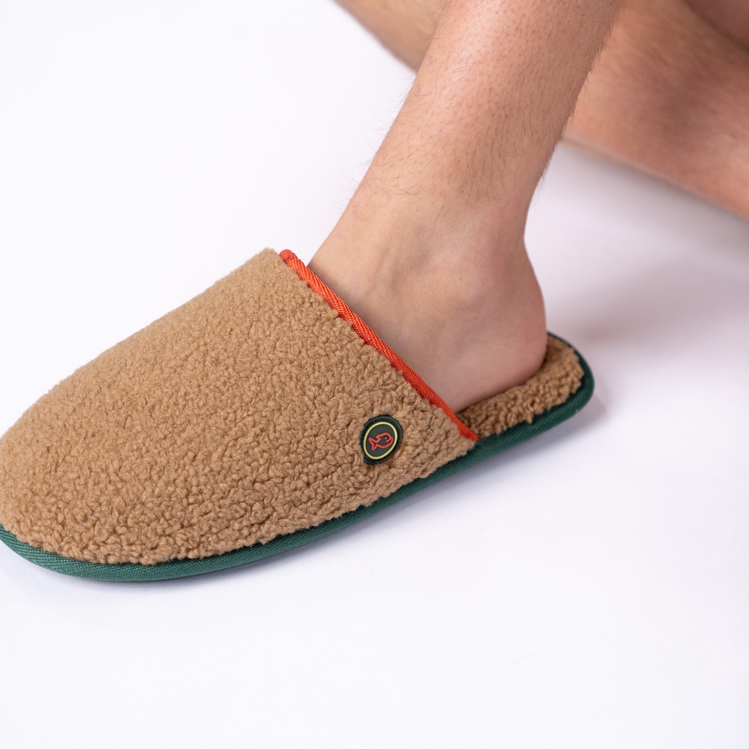 Chaussons en sherpa Camel – Billybelt - Portés