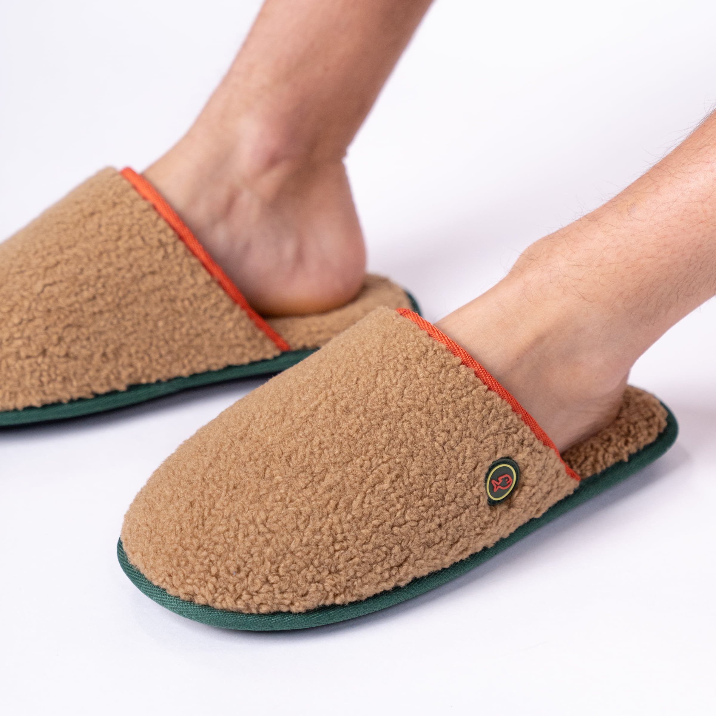 Chaussons en sherpa Camel – Billybelt - Portés