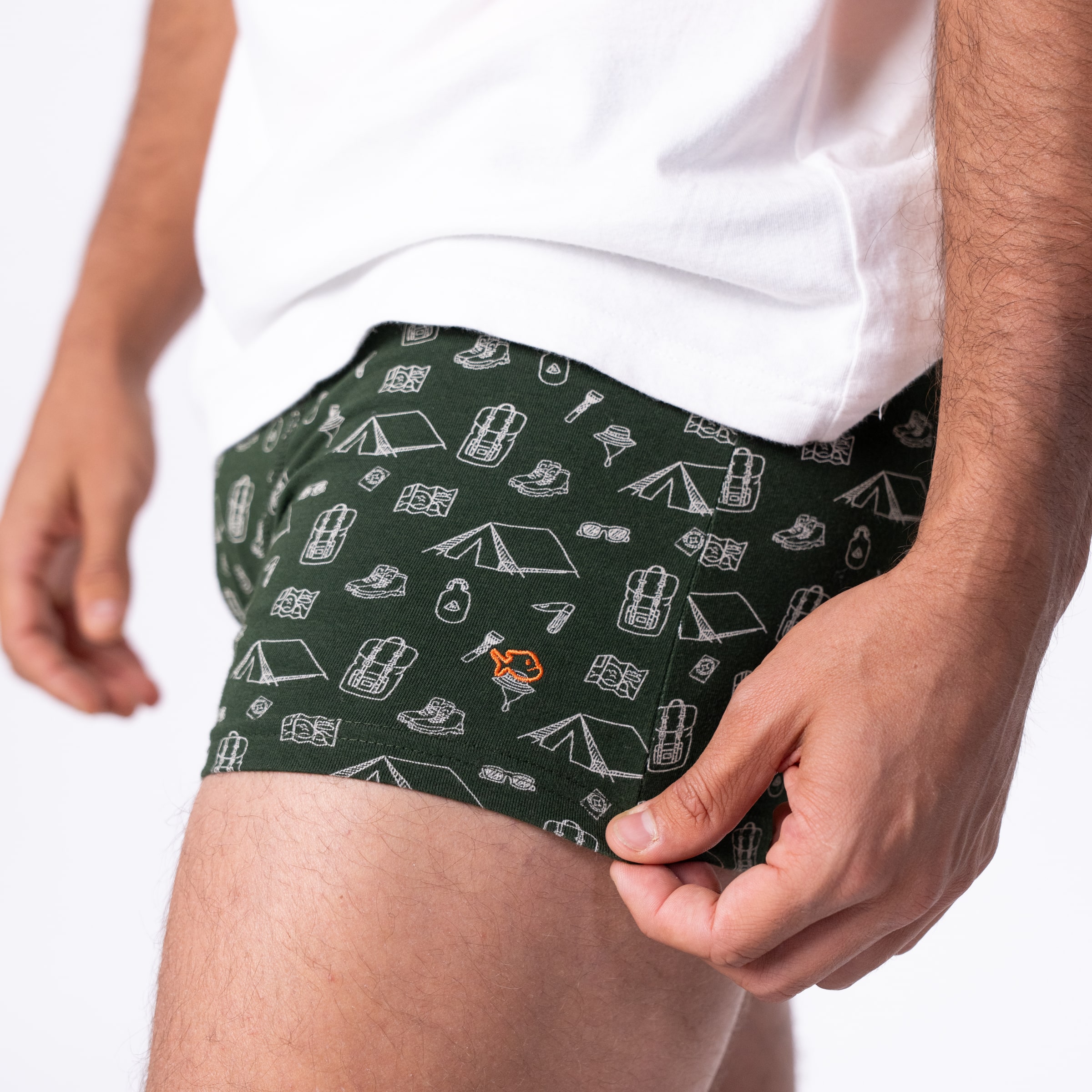 Boxer Adventurer – Coton biologique - Billybelt - Porté