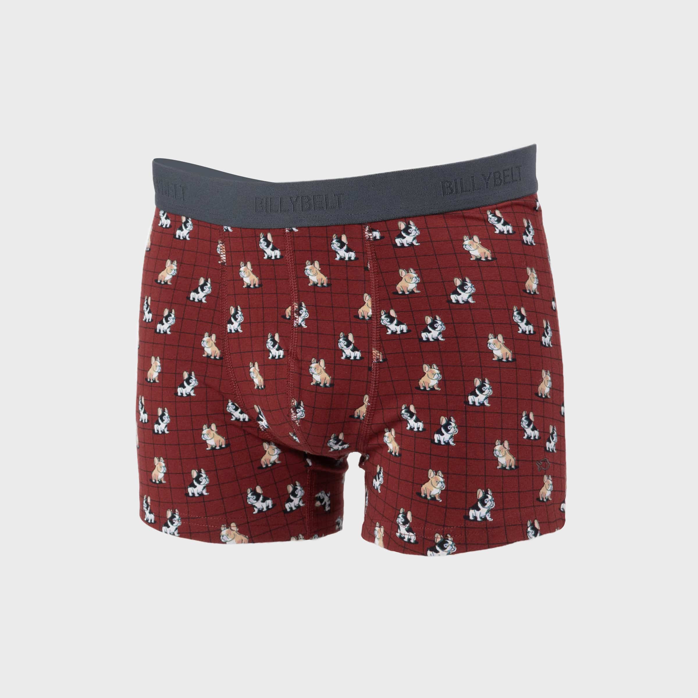 Boxer Marcel – Coton biologique - Billybelt - Vu de face sur fond blanc