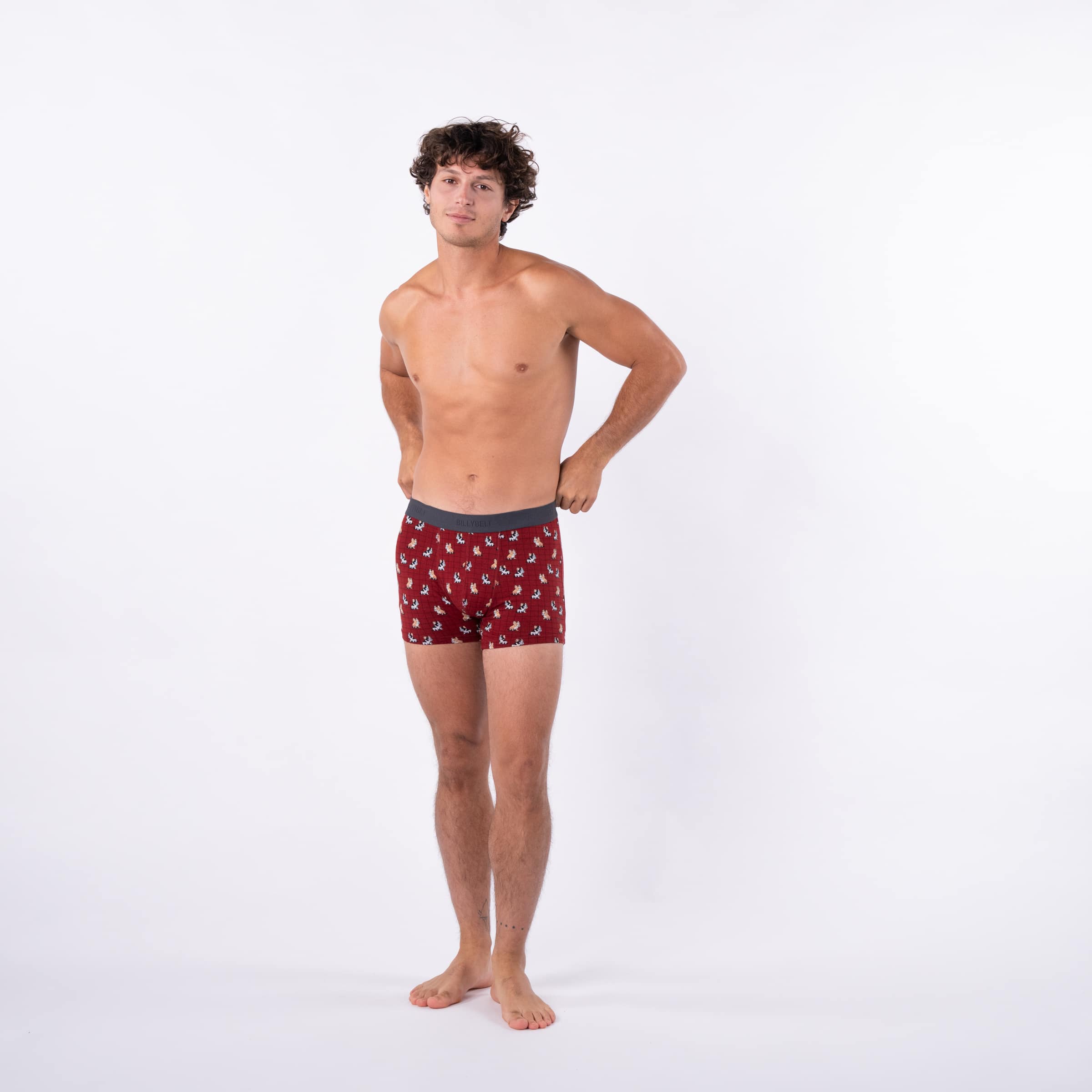Boxer Marcel – Coton biologique - Billybelt - Porté