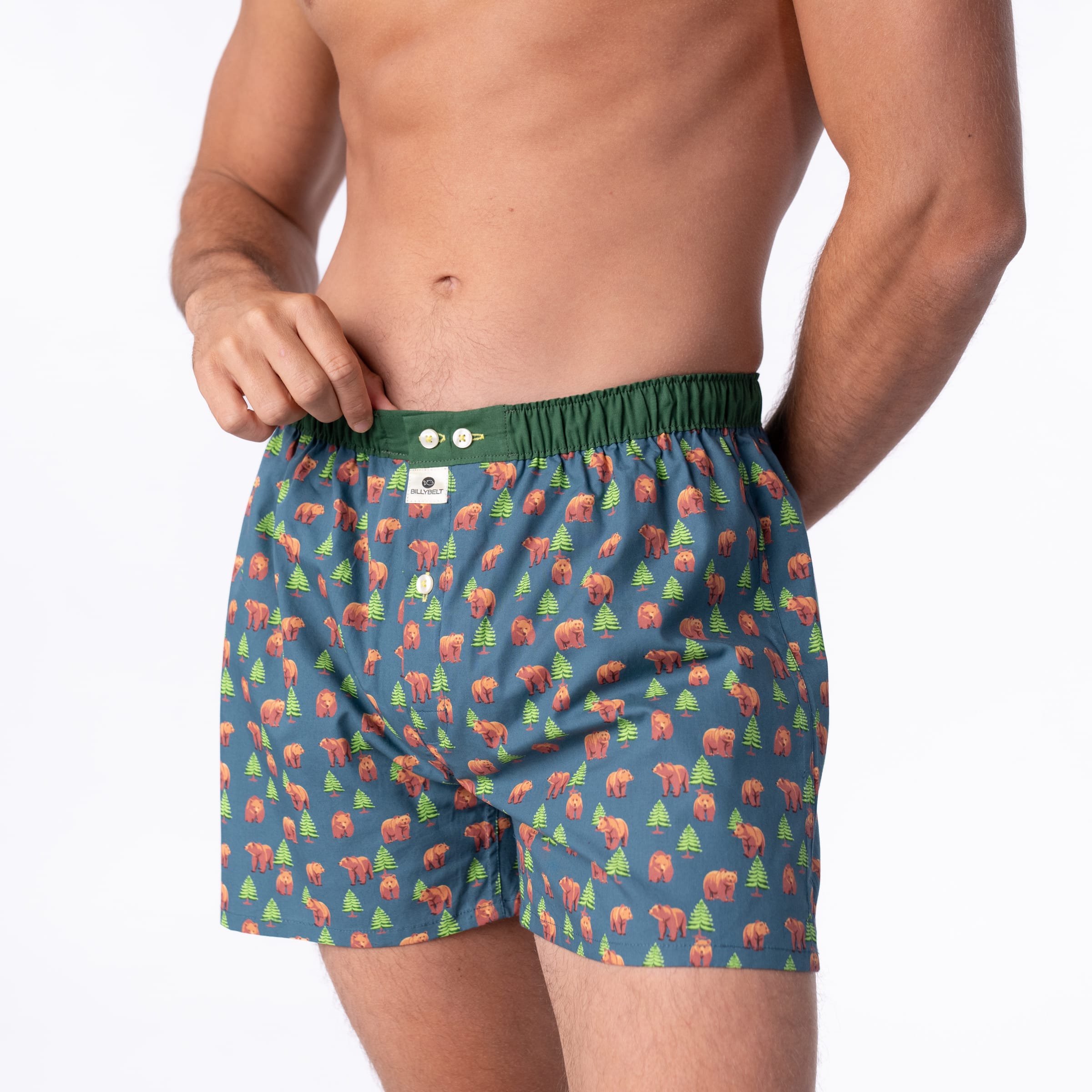 Caleçon 100 % coton biologique – Brown Bear – Billybelt - Porté