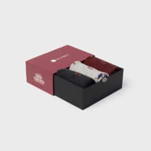 Coffret Chaussettes – Carve Your Path - Billybelt - Vu de face sur fond blanc