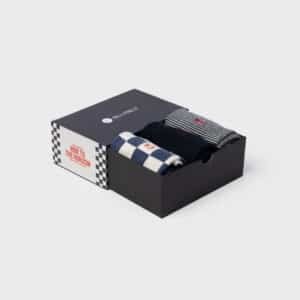Coffret Chaussettes – Ride to the Horizon - Billybelt - Vu de face sur fond blanc