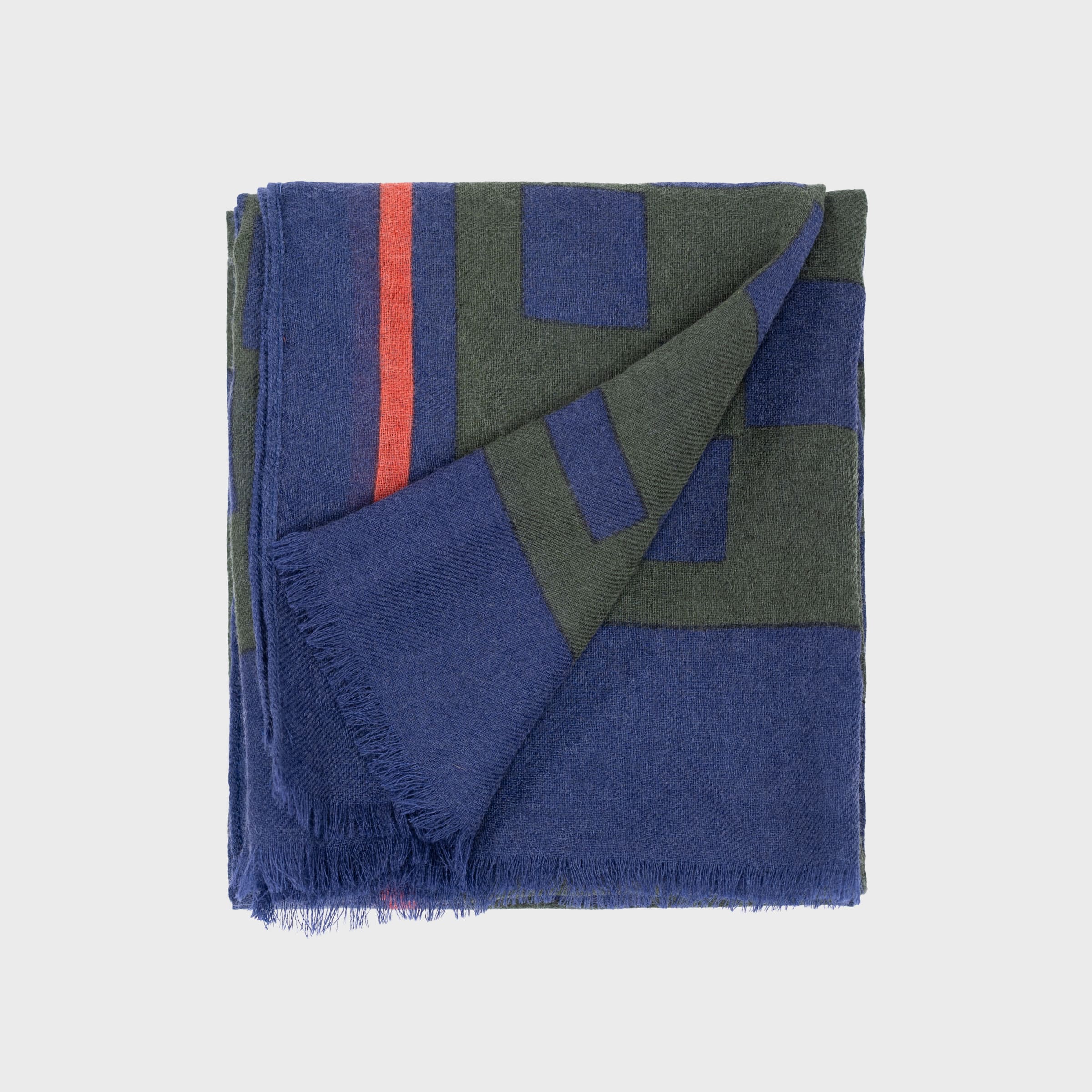 Écharpe 100 % laine – Eliott – Billybelt - Vue de face sur fond blanc