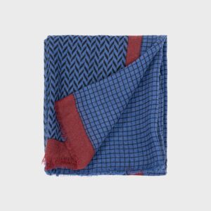 Écharpe 100 % laine Gaspard – Billybelt - Vue de face sur fond blanc