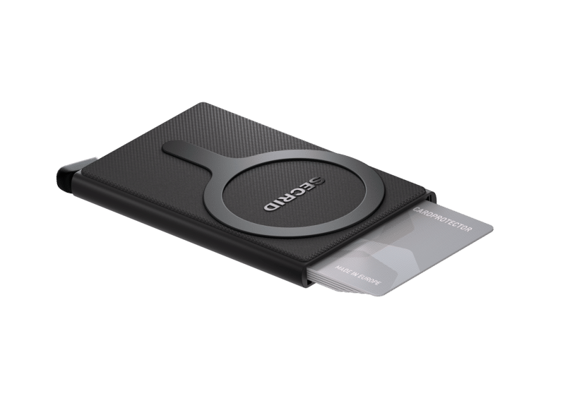 Cardprotector for MagSafe – Black - Secrid - Vu de face sur fond blanc