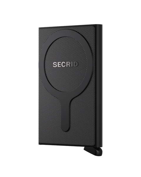 Cardprotector for MagSafe – Black - Secrid - Vu de dos sur fond blanc