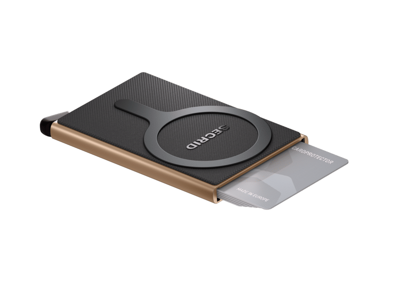 Cardprotector for MagSafe – Sand - Secrid - Vu de face sur fond blanc