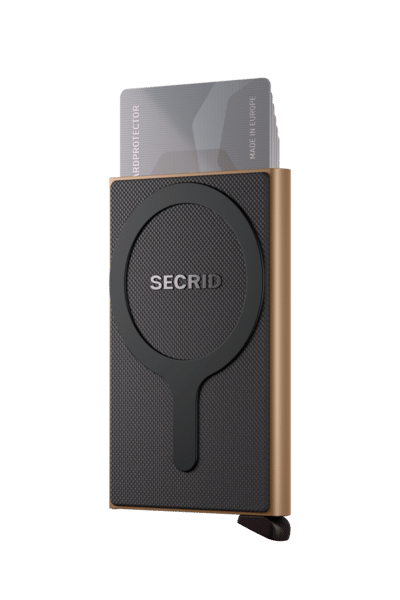 Cardprotector for MagSafe – Sand - Secrid - Vu de dos sur fond blanc