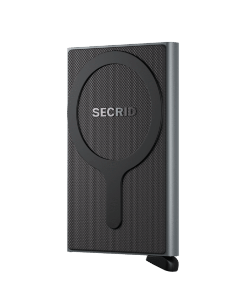 Cardprotector for MagSafe – Titanium - Secrid - Vu de dos sur fond blanc