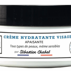 Crème hydratante visage - Au poil - vue de face sur fond blanc.