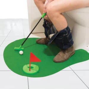 Mini jeu de golf pour toilettes – La Chaise Longue - Ambiance