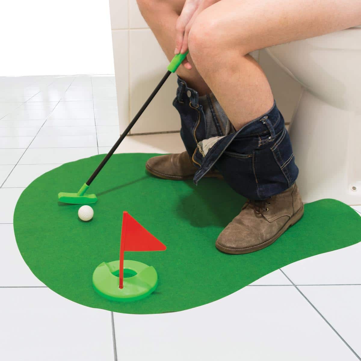 Mini jeu de golf pour toilettes – La Chaise Longue - Ambiance