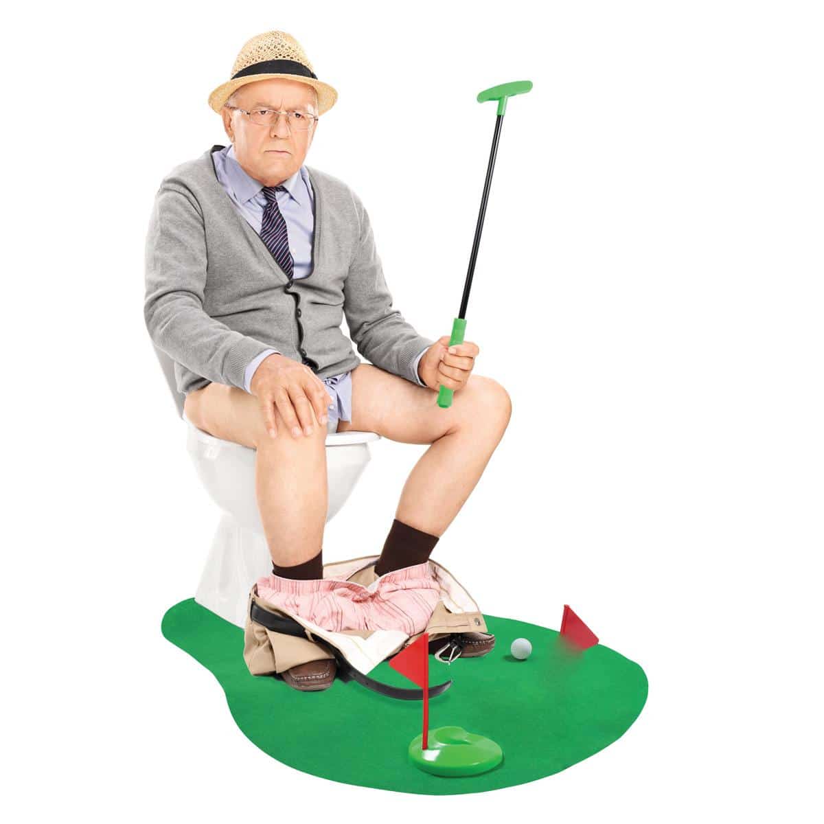 Mini jeu de golf pour toilettes – La Chaise Longue - Ambiance