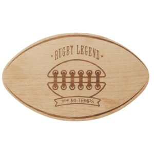 Planche apéro - Rugby - La chaise longue - vue de face sur fond blanc