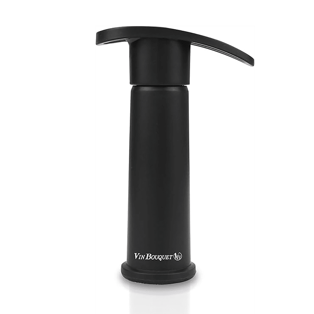 Pompe à vide manuelle – Vin Bouquet - Vue de face sur fond blanc