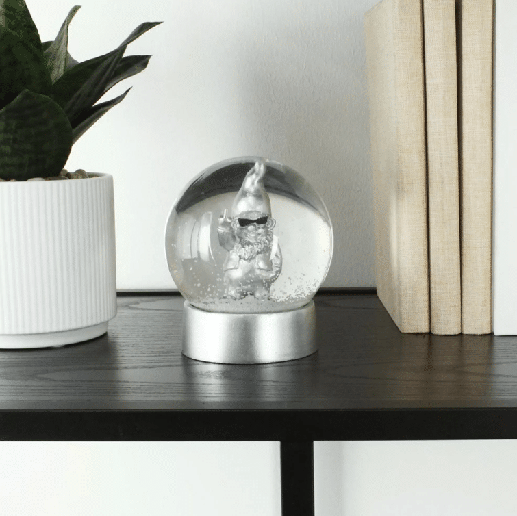 Boule à neige argent – Nain de roche – Winkee - Ambiance