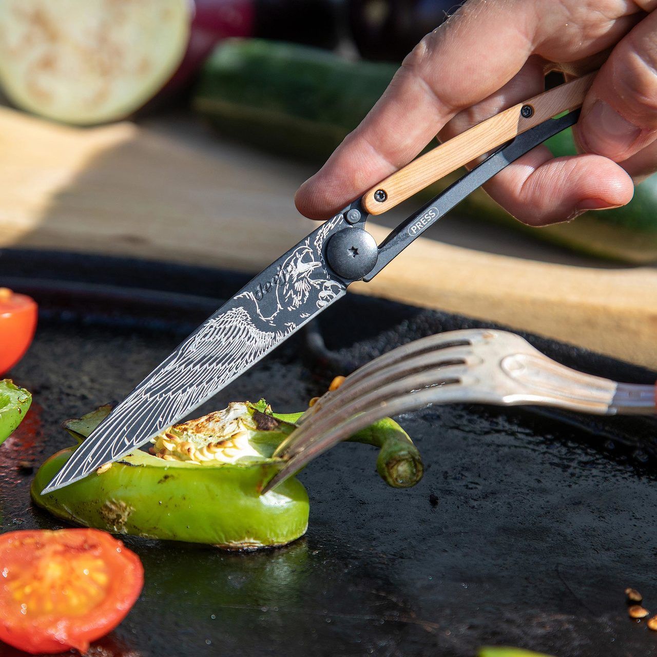 couteau Deejo - Ambiance